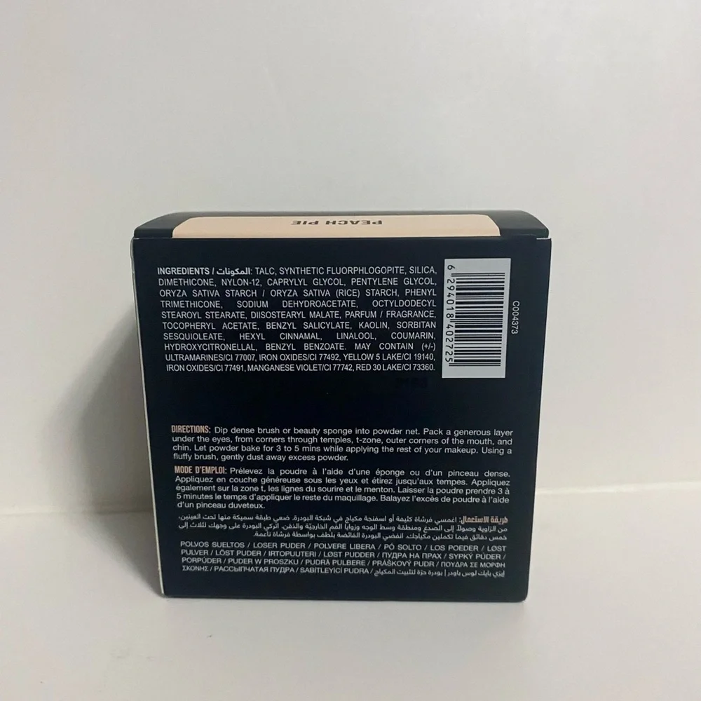 HUDA BEAUTY Easy Bake Loose Baking & Setting Powder - Peach Pie 20g New In Box